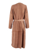 Cappotto Drows Donna in Pelle Scamosciata Capra