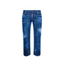 Jeans di denim in cotone dsquared2