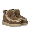Mou Bounce Welt Wildleder-Sneaker in Elefantengrau