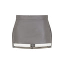 Rick Owens Fog Cutoff Mini Skirt