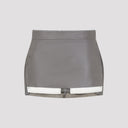 Rick Owens Fog Cutoff Mini Skirt