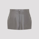 Rick Owens Fog Cutoff Mini Skirt