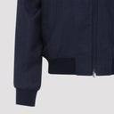 Bomber in feltro con etichetta viola Ralph Lauren