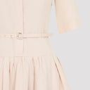 Co Co Ss Langes Kleid mit Gürtel