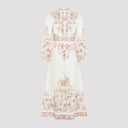 Zimmermann Indra Plunge Midi Dress