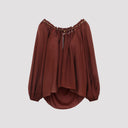 Camicetta con perline raccolte Zimmermann Aster