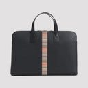 Paul Smith Borsa a mano a righe firmata Paul Smith
