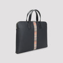 Paul Smith Borsa a mano a righe firmata Paul Smith