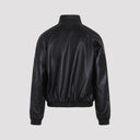 Acne Studios Leather Bomber Jacket