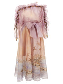 Abito Zimmermann 'Dawning Ruffle Maxi'