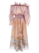 Abito Zimmermann 'Dawning Ruffle Maxi'