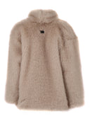 Msgm Manteau De Fourrure Fille