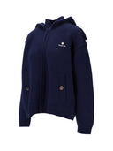 Shushu Tong Double Collar Zip Up Knit Jacket