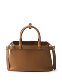 Prada Small Belted Leather Two Way Bag