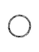 Anello rotondo con logo classico Palm Angels Argento Argento