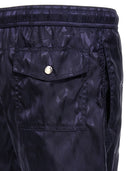 Moncler Logo Print Swim Shorts