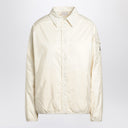 Moncler白色尼龙衬衫夹克