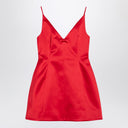 Marc Jacobs Red Satin Mini Dress With Bow