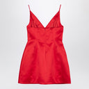 Marc Jacobs Red Satin Mini Dress With Bow