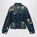 Marc Jacobs Washed Denim Jacket With Worn Details