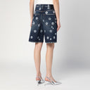 Marc Jacobs Denim Bermuda Shorts mit Daisy -Pailletten