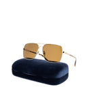 Occhiali da sole in metallo Gucci