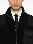 Prada Re Nylon Panelling Cardigan