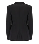 Elisabetta Franchi Black Double Breasted Blazer