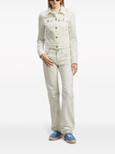 Palm Angels Spread Collar Cotton Denim Jacket