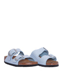 Birkenstock Arizona Big Buckle Baby Blue, Nubuck Leather, S