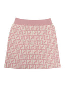 Fendi Jr Gonna Ff Piquet Knit