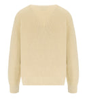 Mm Max Mara Libero Cream Cardigan