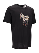 Paul Smith Mens Reg Fit T Shirt Zebra Large
