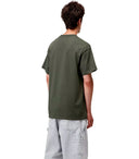 Carhartt Wip / Script Stickerei-Blatt-T-Shirt