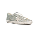 Golden Goose Super Star Glitter Upper Toe Tongue And Heel Laminated Star