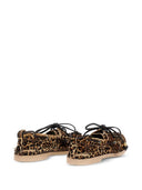 Golden Goose Boat Mocassin Horsy Leopard Upper With Accessories