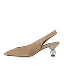 Max Mara Weekend Orma Beige Slingback Pump