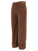 Thom Browne Fit 2 Beltloop Sack Trouser In Narrow Wale Corduroy