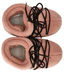 Moon Boot Icon Low Fleece Rosa Schneestiefel