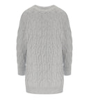 Mm Max Mara Quid Grey Crewneck Jumper