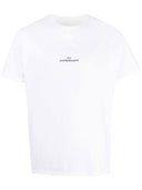 Maison Margiela Distorted Logo Cotton T Shirt