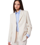 Max Mara Weekend Uva Ivory Single Breasted Jacket