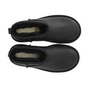 Ugg Classic Ultra Mini Lederstiefel in Schwarz