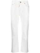 Palm Angels Logo Embossed Straight Jeans