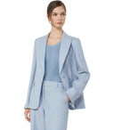 Max Mara Weekend Nalut Hellblauer einreihiger Blazer