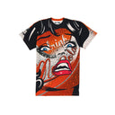 Moschino Couture Couture bedrucktes Baumwoll -Mini -Kleid