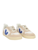 Veja Kids Small V 10 Laces Chromefree Leather Extra White Paros Almond