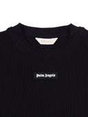 Palm Angels Logo Rib Baby Tee S/S Girl