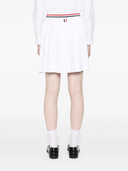 Thom Browne Rwb Stripe Pleated Miniskirt