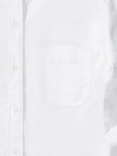Thom Browne Classic Point Collar Shirt W/ Engineered Satin Weave 4 Bar In Oxford